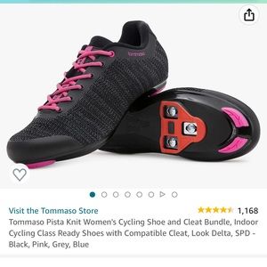 Women’s new with tags cycling Tommaso shoes. Size 10/41